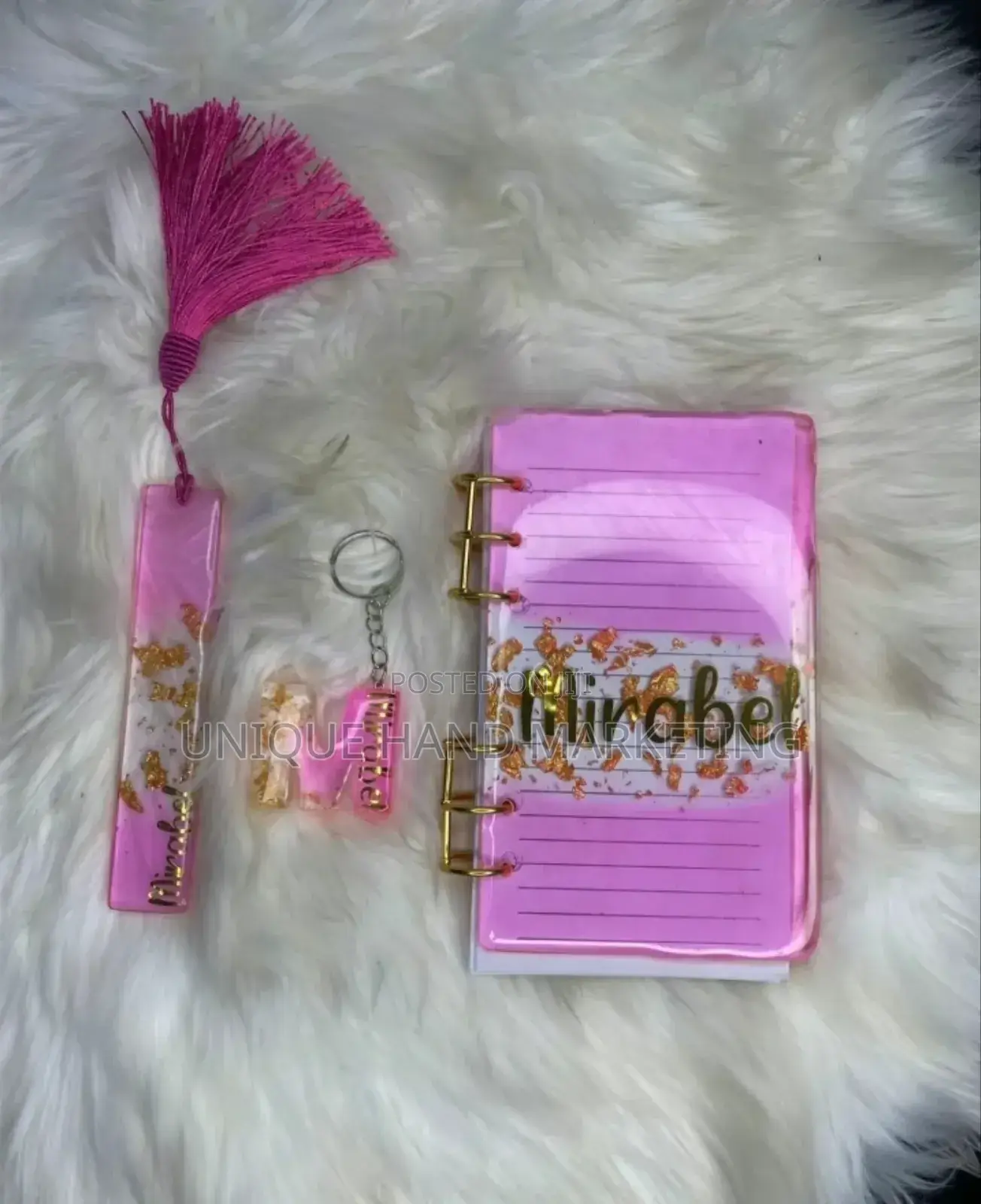 Resin Notebook Gift Set