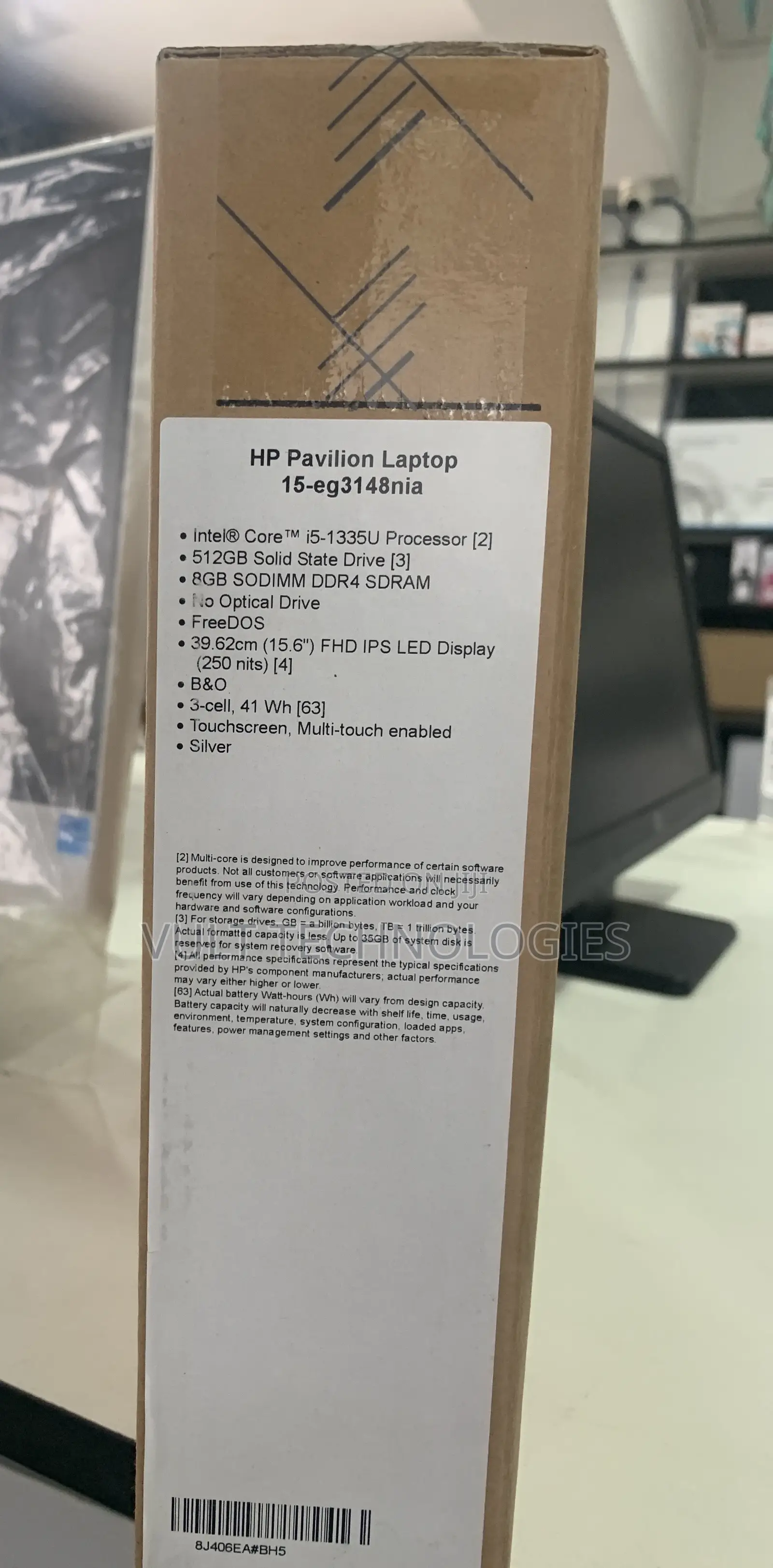 New Laptop HP Pavilion 15 8GB Intel Core I5 SSD 512GB