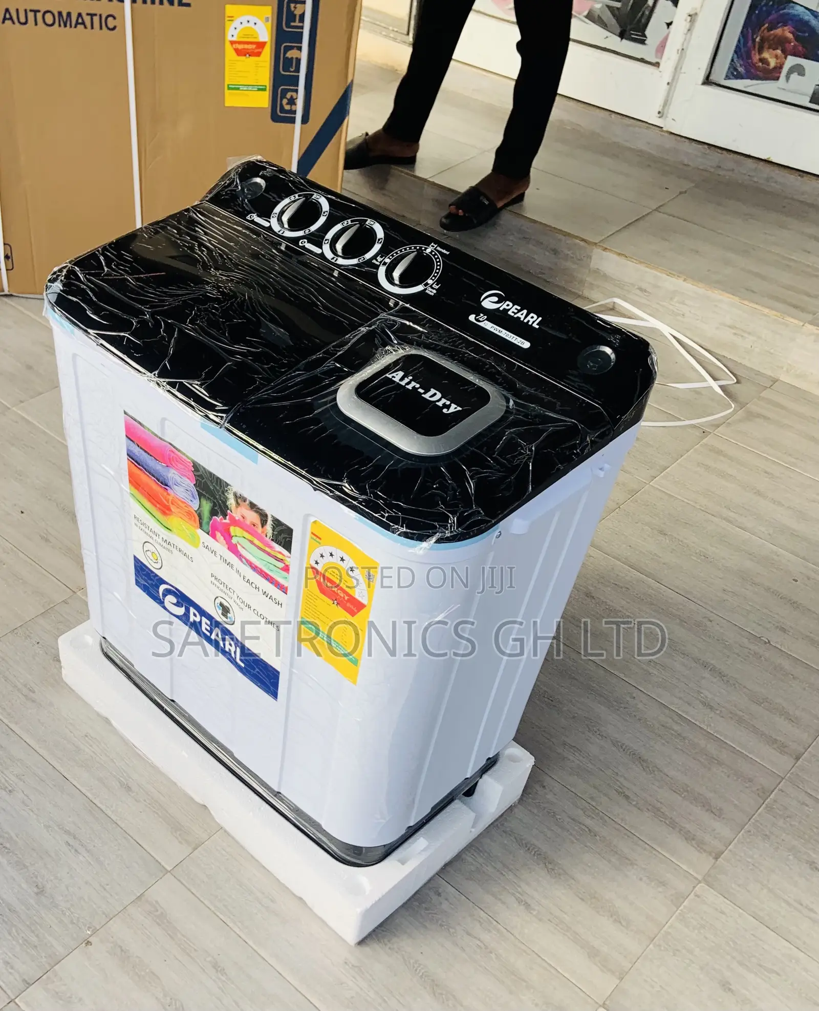 Pearl 7kg Topload Semiauto Spin Affordable Washingmachine