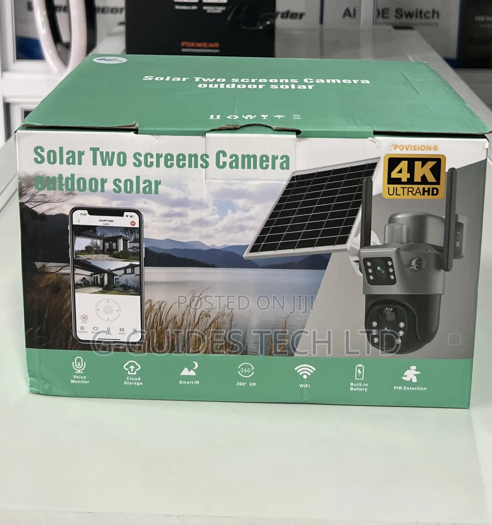 Ultra Hd 4g Solar PTZ Camera Dual-Lens