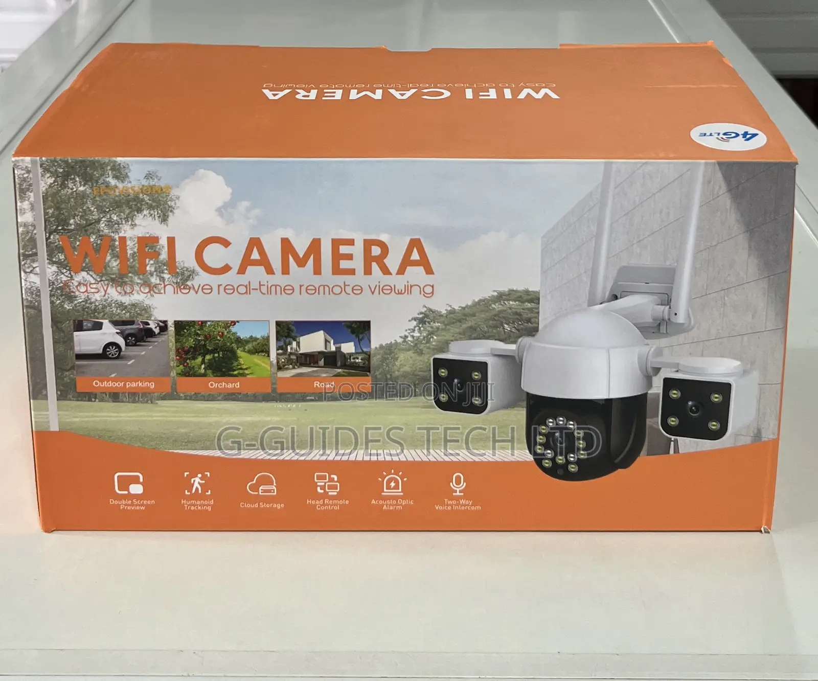 M2 Triple-Lens 4g Camera 3mp , V380 4g PTZ Camera 3-Lens