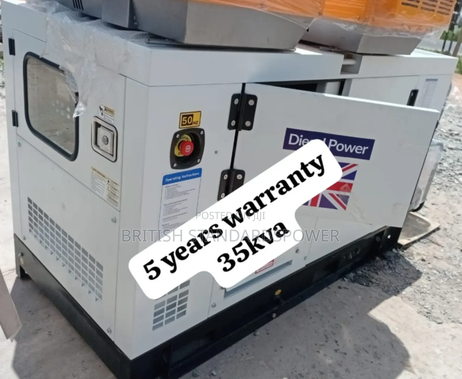 Power Sure, Silent Diesel 35kva Generator