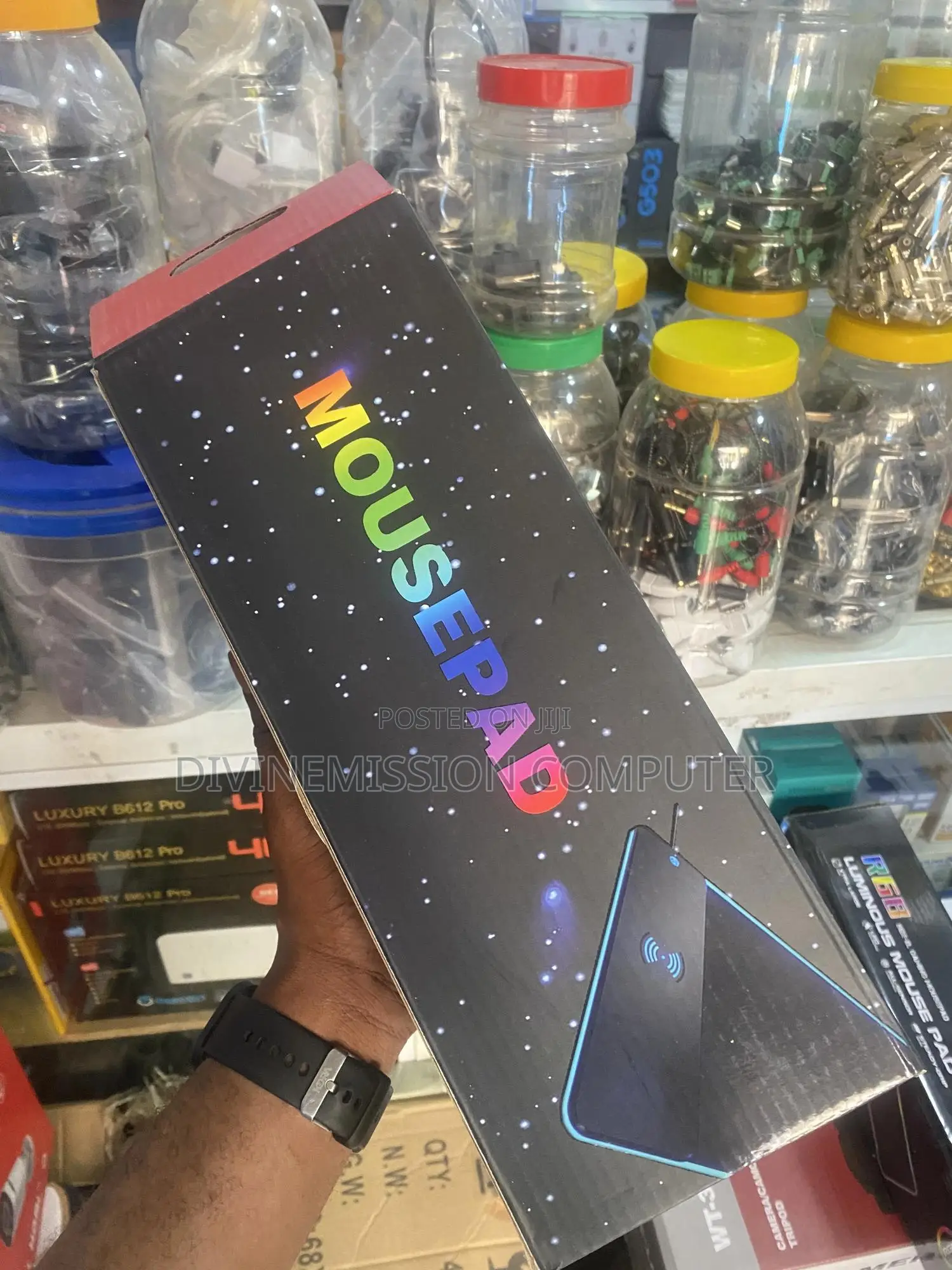 RGB Larg Wireless Charging Mouse Pad