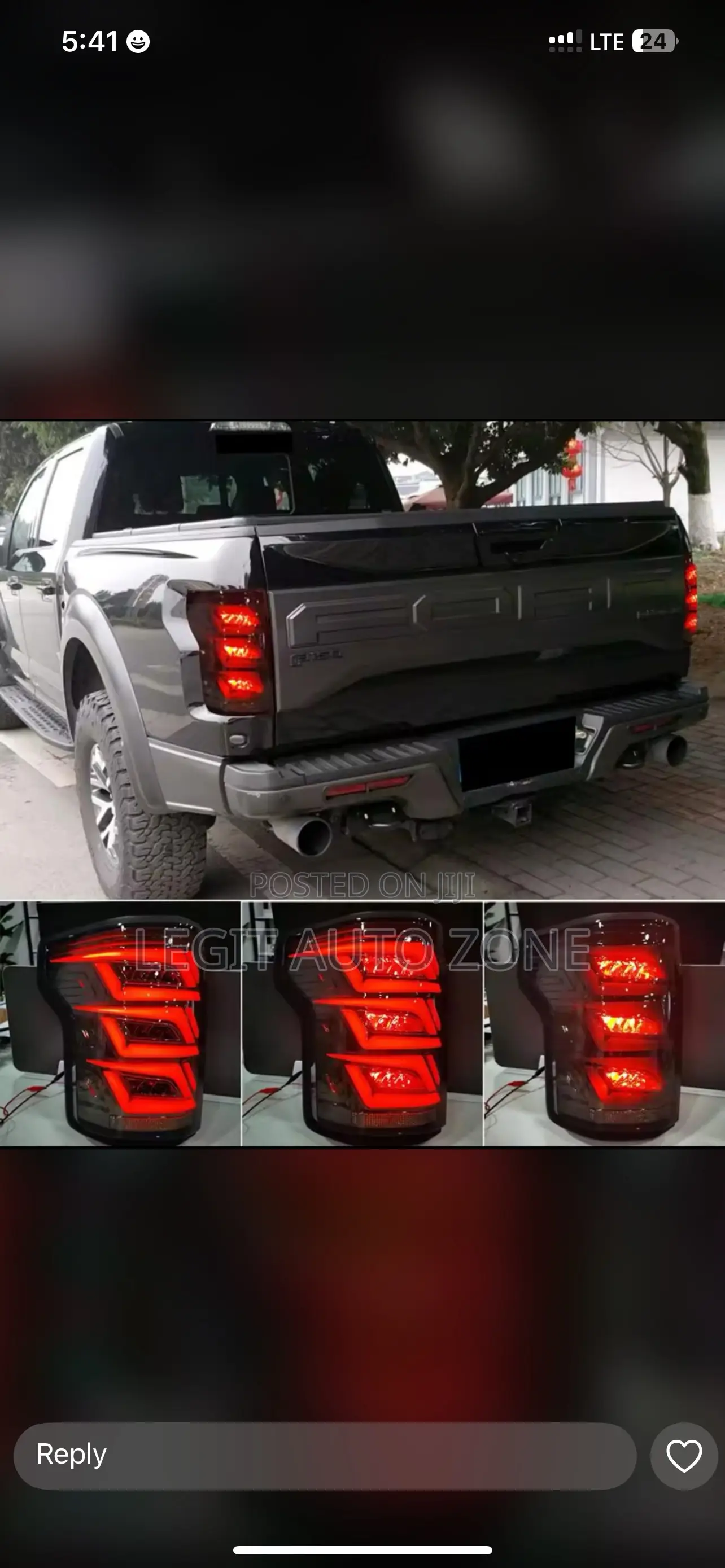 Ford F150 2018,2019,2020 Spec Taillights