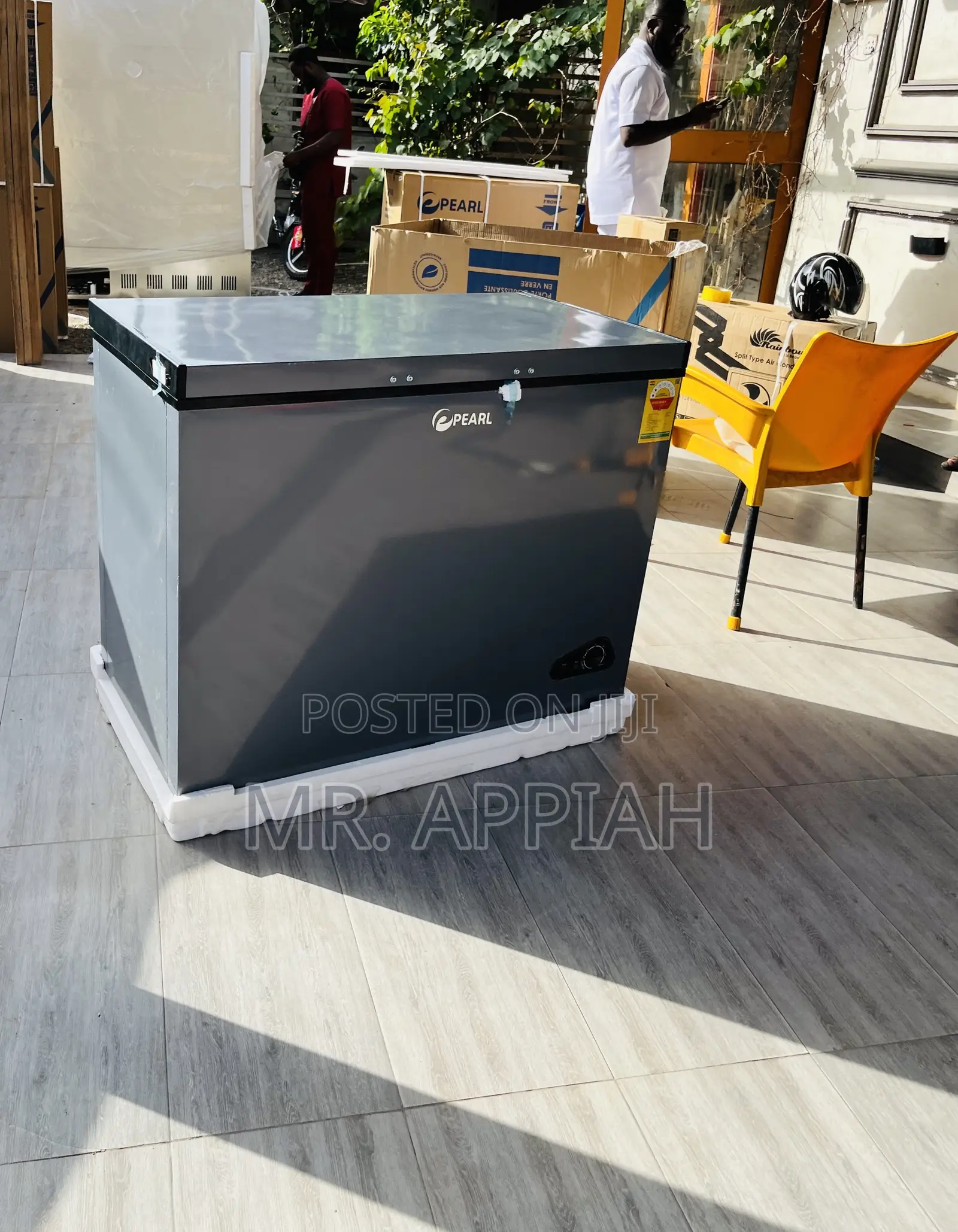 Awesome Pearl 251ltr Single Door Chest Freezer(Dark Gray)
