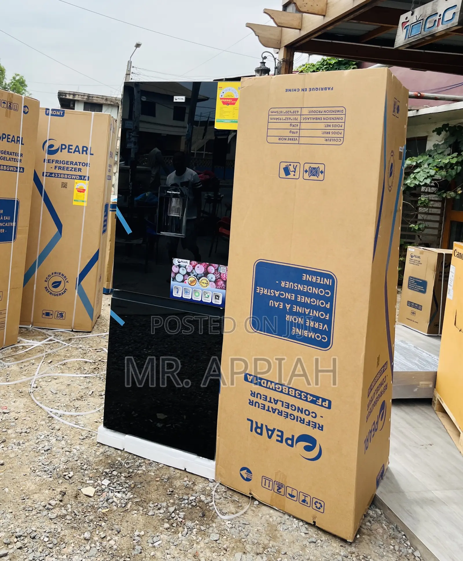 Awesome Pearl Pf —433 BBG ,309l 2 Door Refrigerator(Mirror)