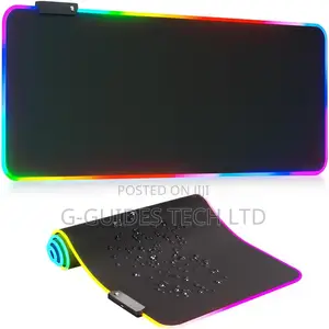 RGB Gaming Mouse Pad, Soft Cloth RGB Mouse Pad