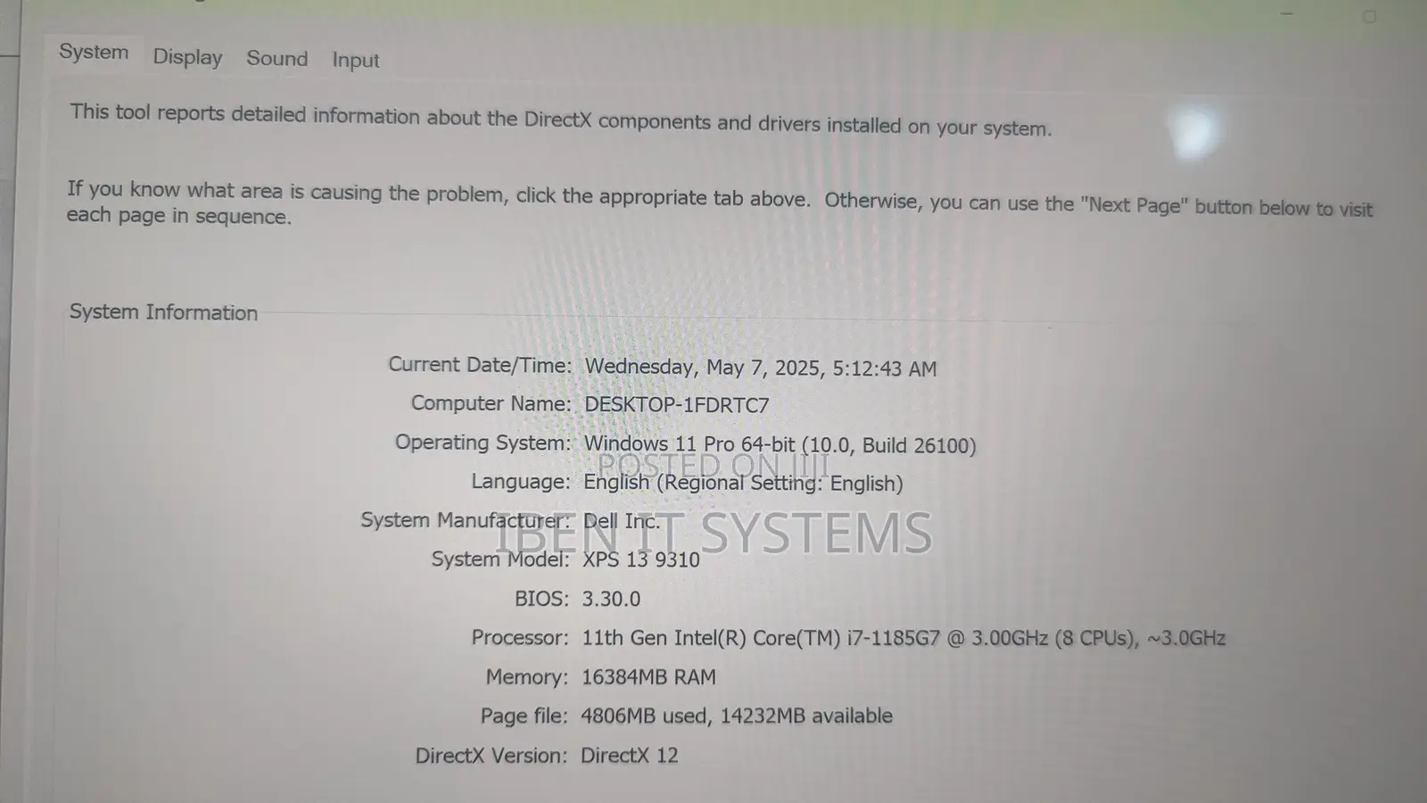 Laptop Dell XPS 13 16GB Intel Core i7 SSHD (Hybrid) 512GB