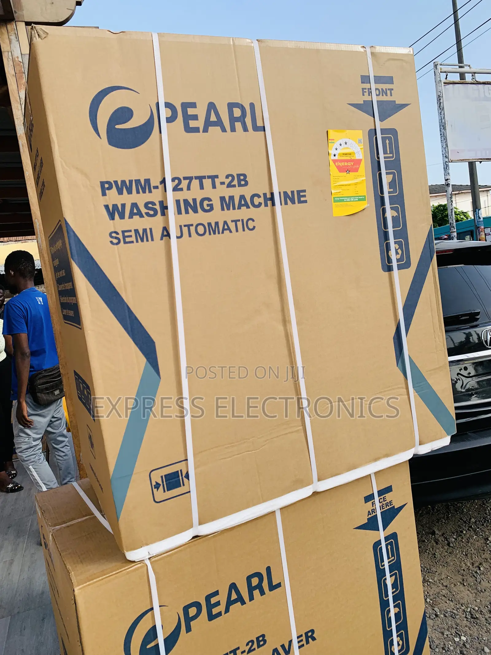 Powerful Wash and Spin Dry 12kg Topload Pearl
