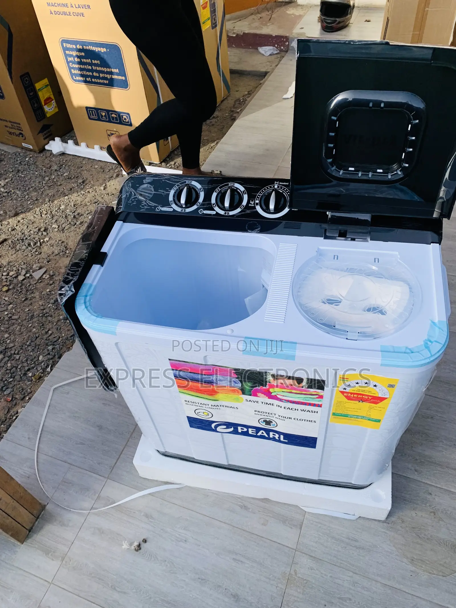 Transparent Lid Wm Spin and Wash 7kg Topload