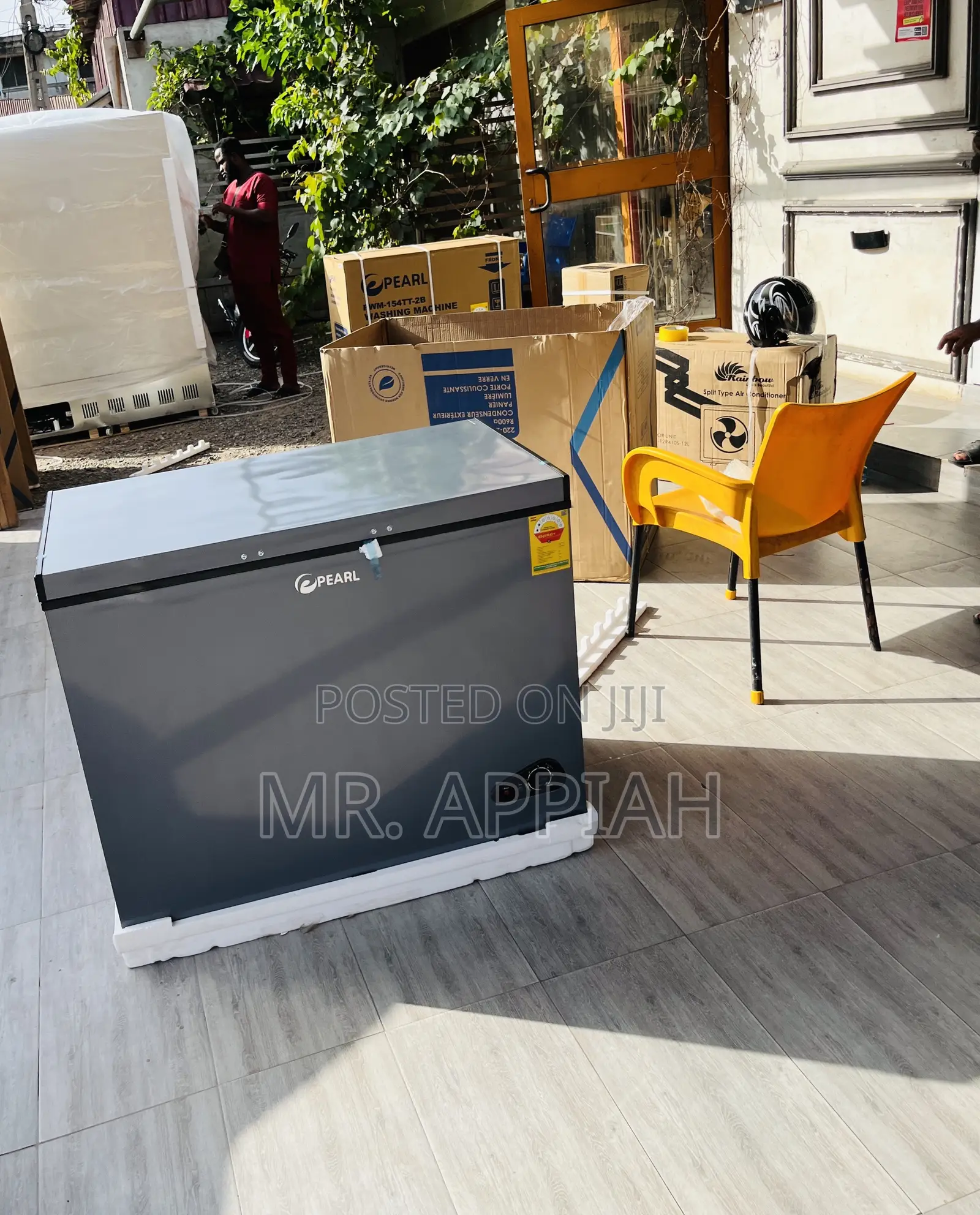 Shop Premium Pearl Single Door Chest Freezer(Dark Gray)250l