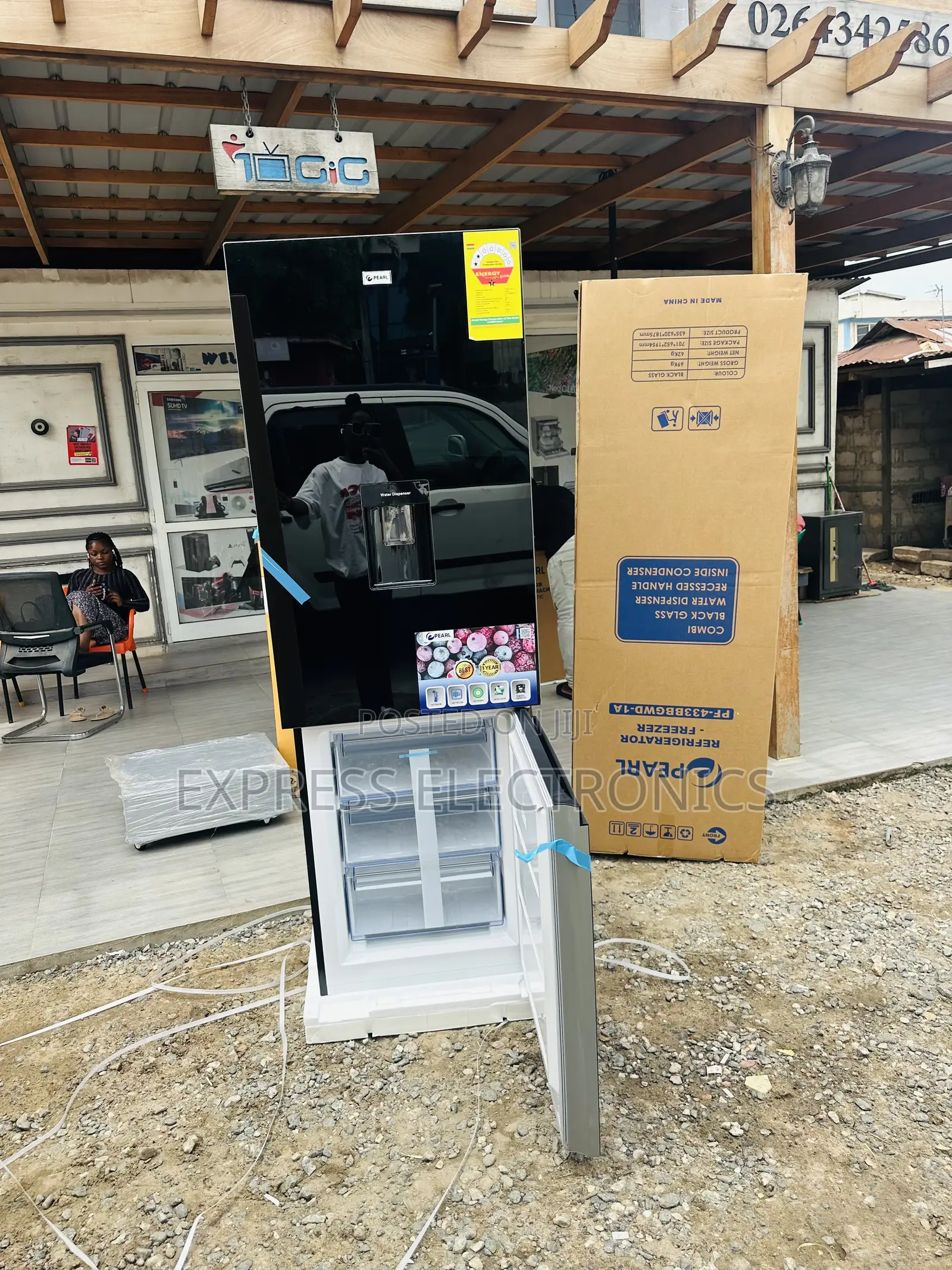 Text Us for Your Pearl Pf-433 Double Door Fridge