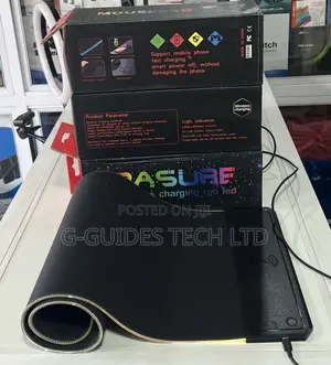 Rasure Rs-05 RGB Gaming Mouse Pad With Wireless Charging