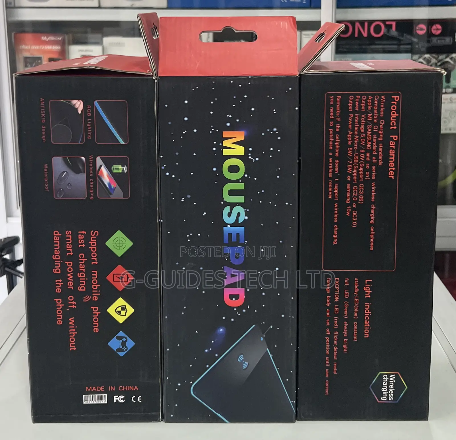 Rasure Rs-05 RGB Gaming Mouse Pad With Wireless Charging