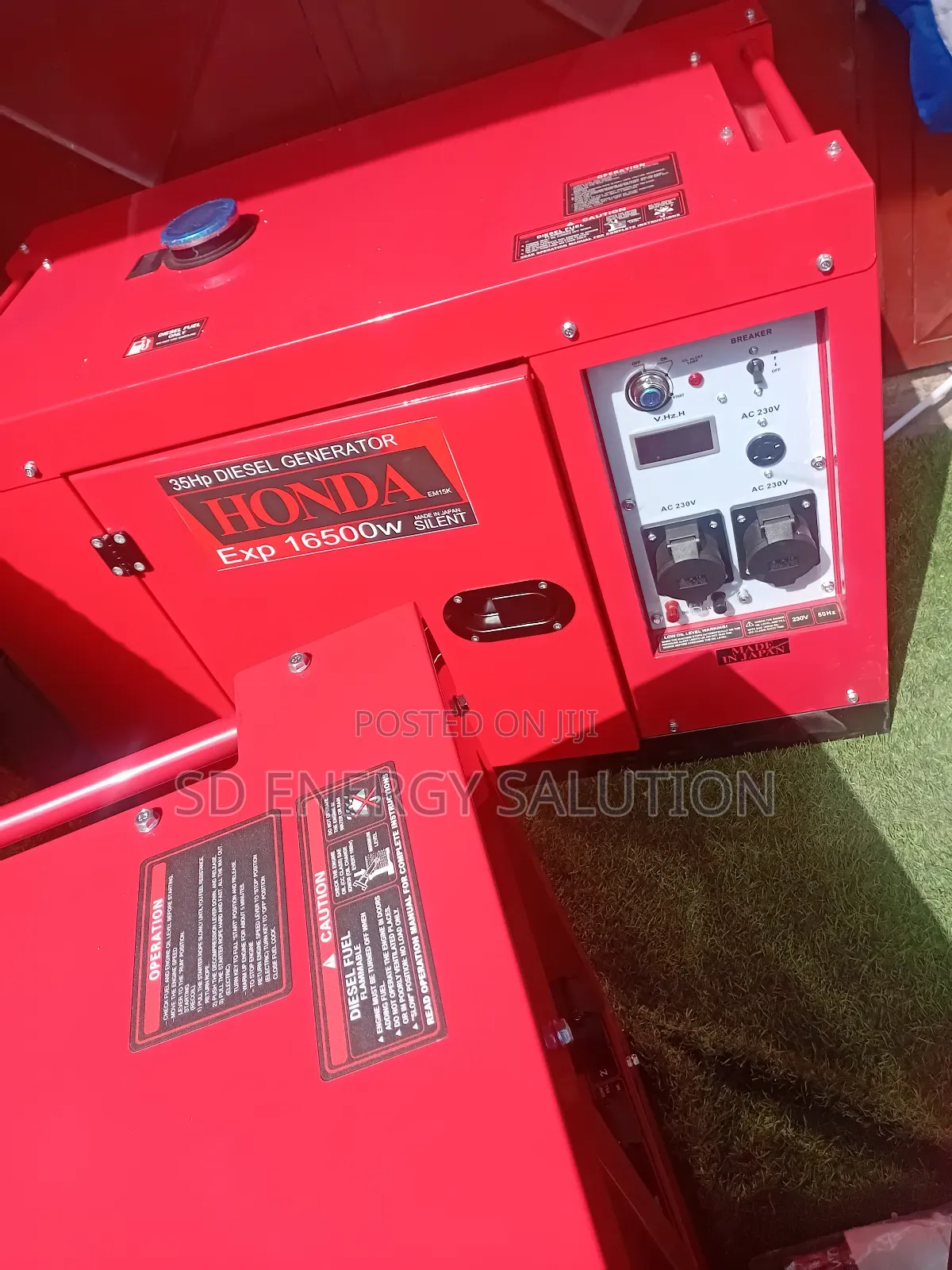 Invigorated Honda Genrator 15kva Diesel 16500w Generator
