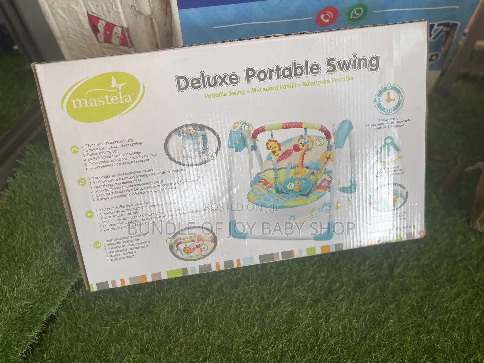 Mastela Deluxe Foldable Swing