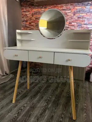 Modern Storage Dressing Table and Light Luxury Makeup Chair.