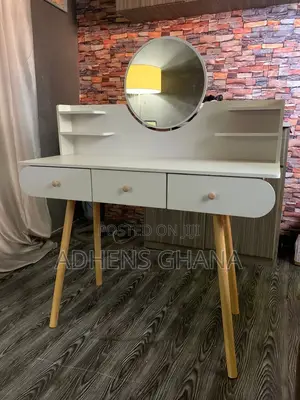 Modern Storage Dressing Table and Light Luxury Makeup Chair.