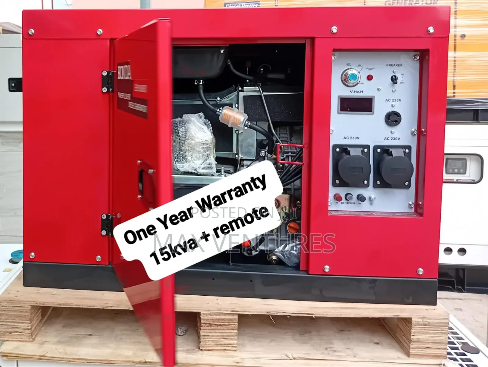 Streamlined Honda 15kva Diesel Powered Generator