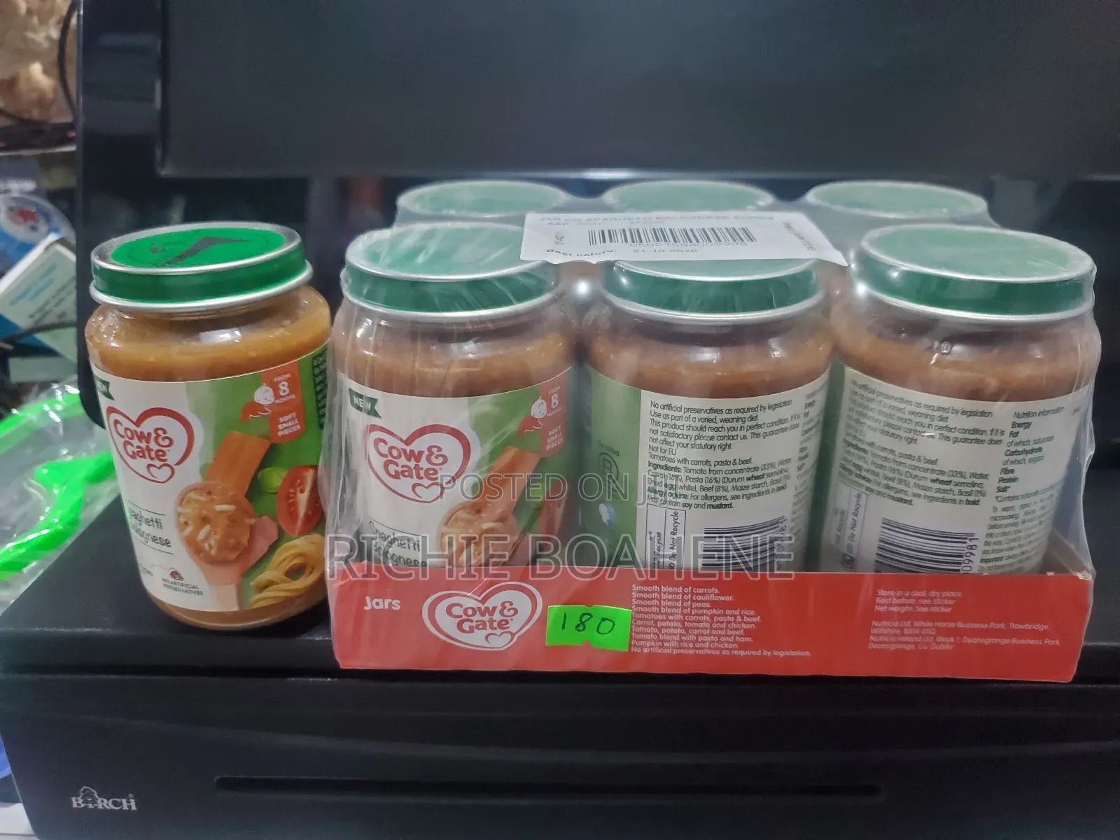 Cow and Gate Spaghetti Bolognese