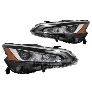 For Nissan Altima Black/Chrome Head Light