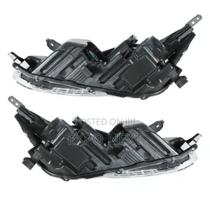 For Nissan Altima Black/Chrome Head Light