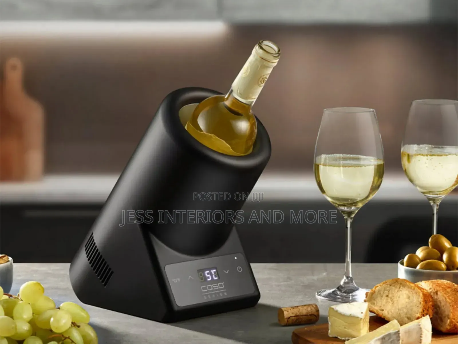 Tabletop Wine Cooler Black