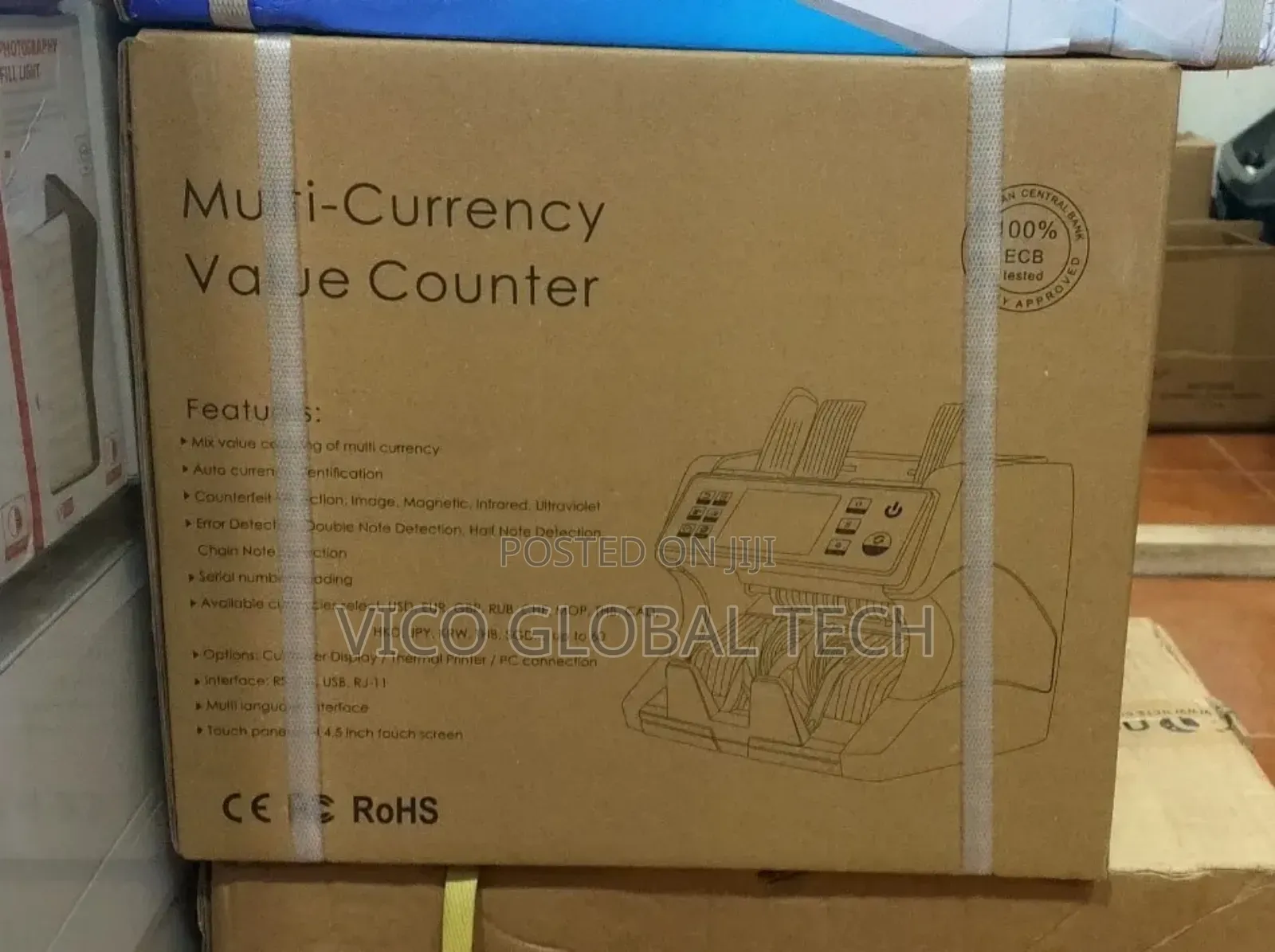 Al-920 Multi-Currency Value Counting Machine