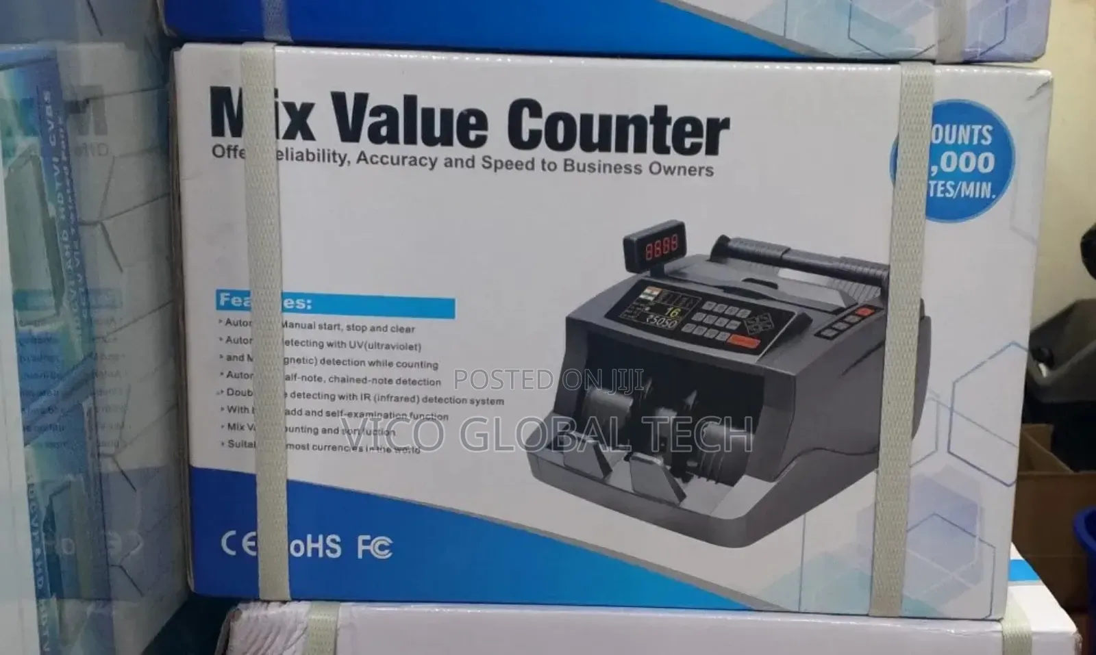 Mx-5500t Value Counter, Money Counting Machine