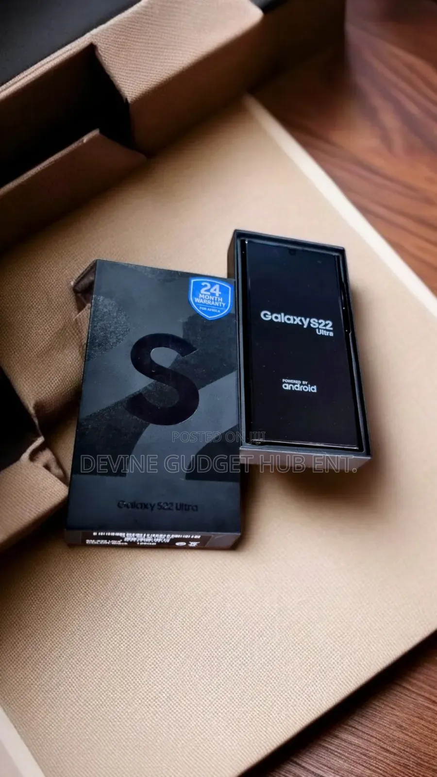 New Samsung Galaxy S22 Ultra 5G 128 GB Rose Gold