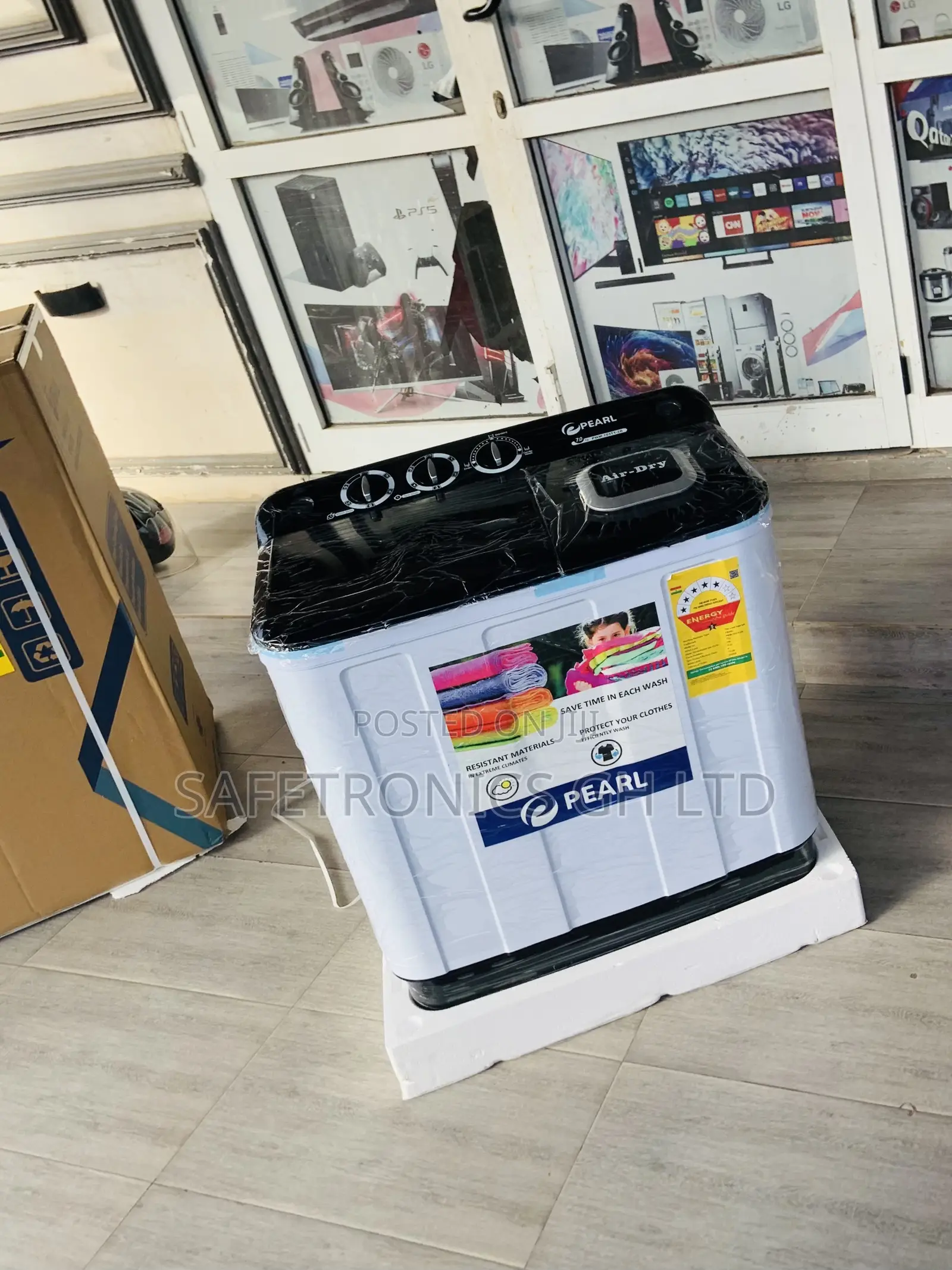 Newly Boxed Topload 10kg Semiauto Pearl Washer