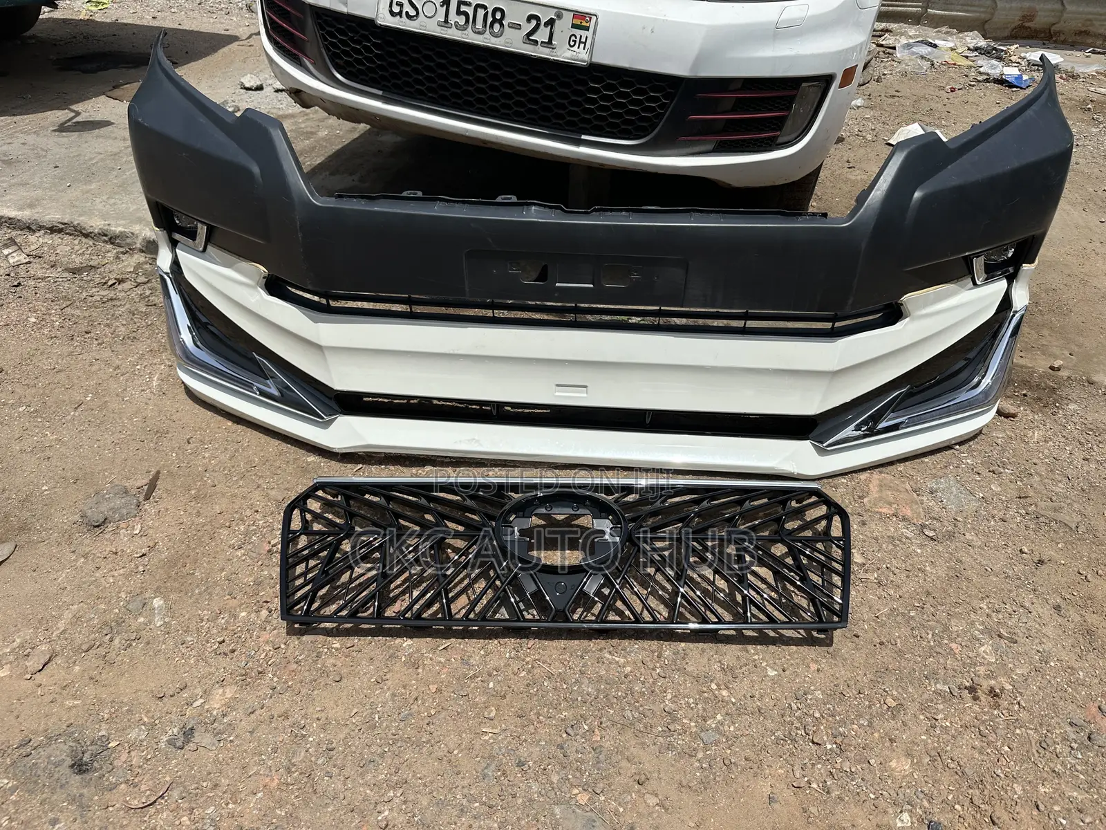 Land Cruiser Prado 2018 To 2022 Front Bumper Complete