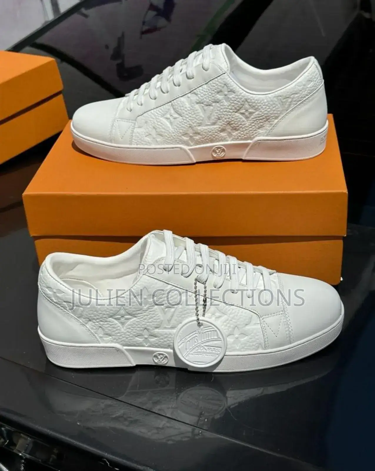 Louis Vuitton White Leather