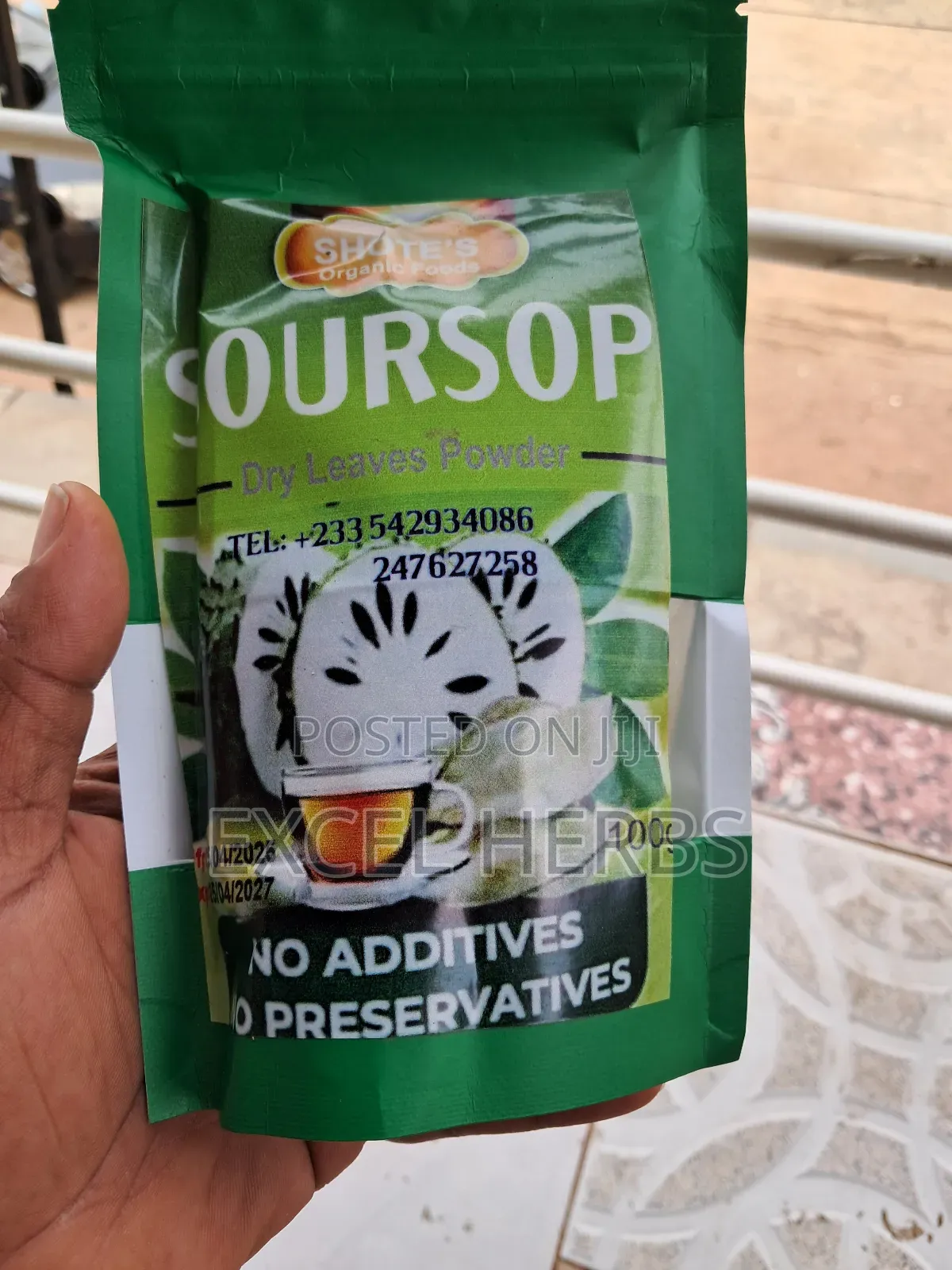 Organic Soursop Leave Powder 100gs