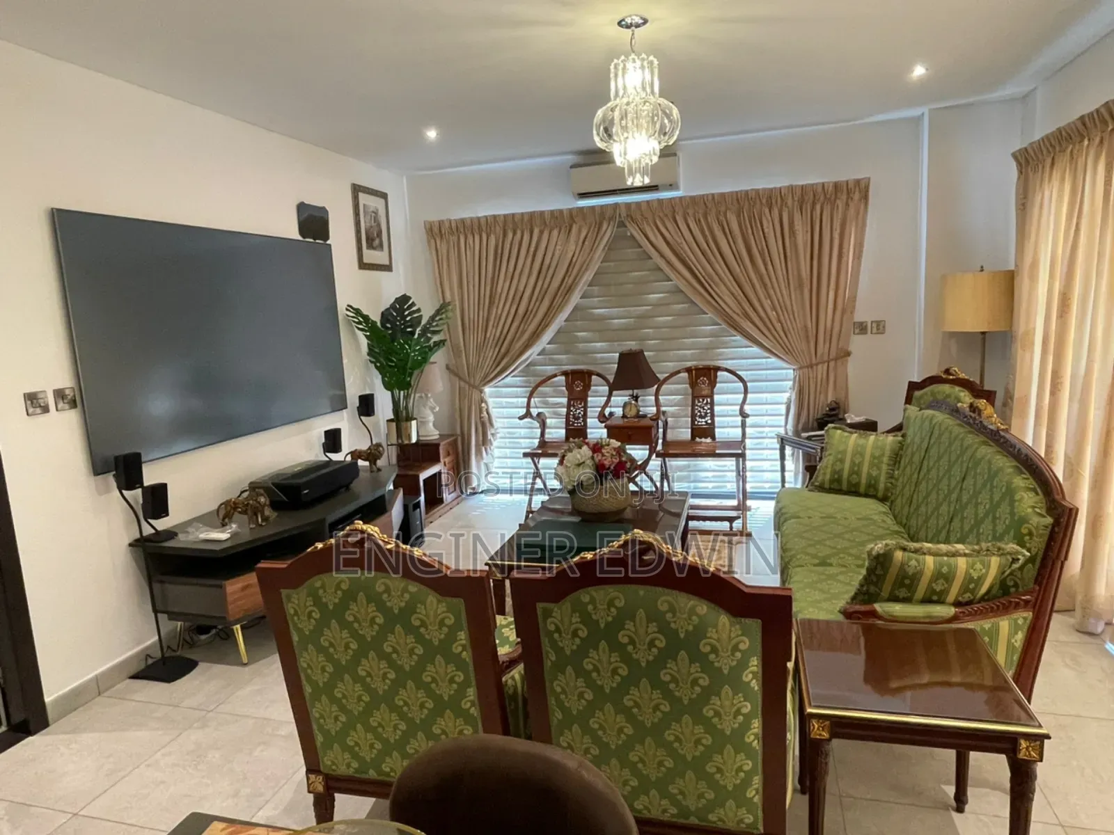 Furnished 1bdrm Room & Parlour in Signature Apartment, East Legon
