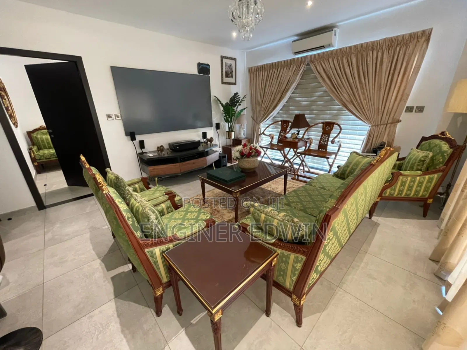 Furnished 1bdrm Room & Parlour in Signature Apartment, East Legon