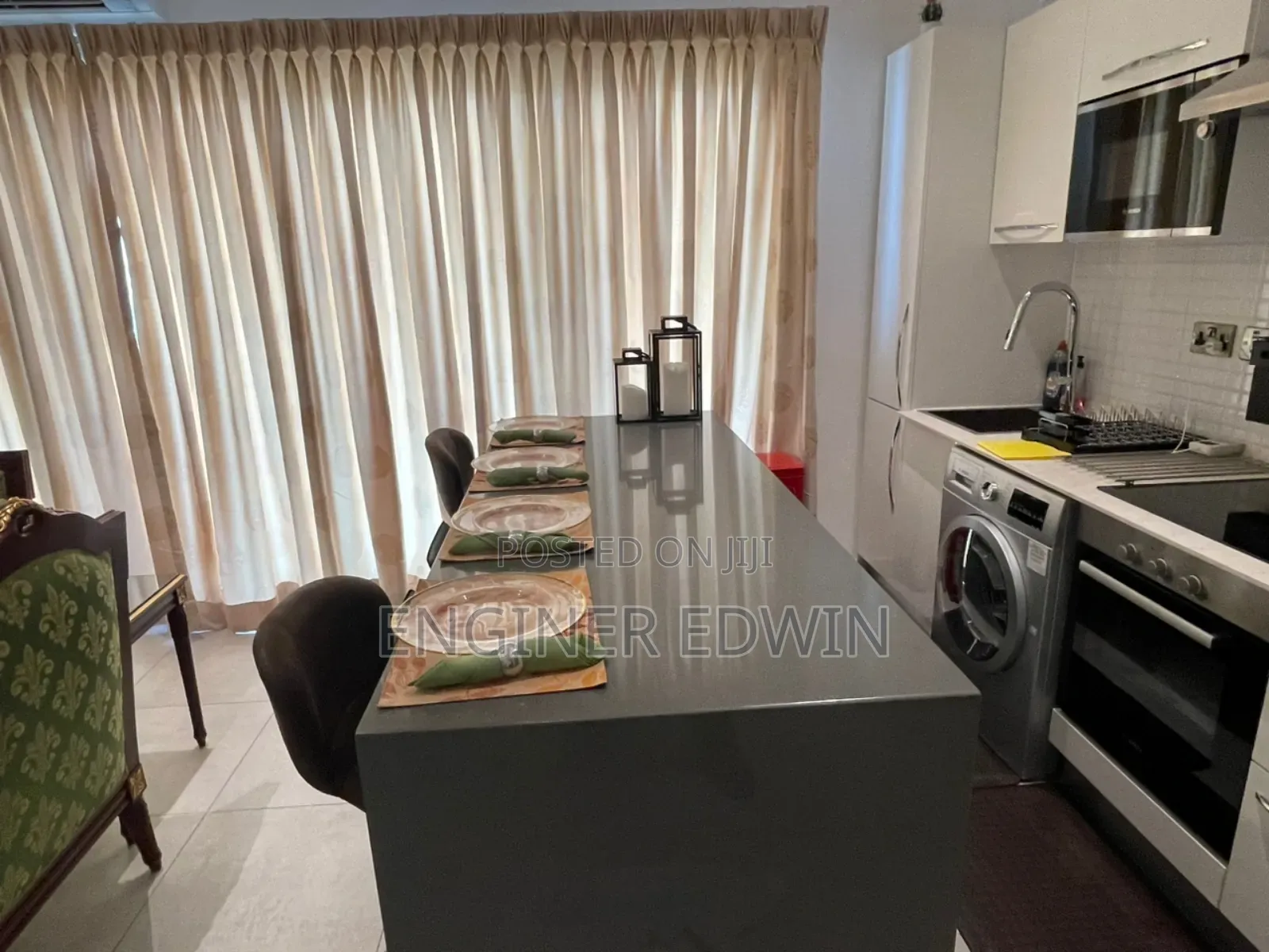 Furnished 1bdrm Room & Parlour in Signature Apartment, East Legon