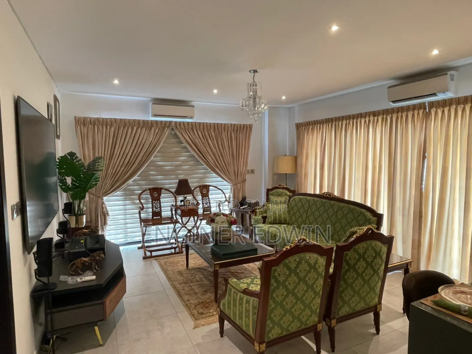Furnished 1bdrm Room & Parlour in Signature Apartment, East Legon