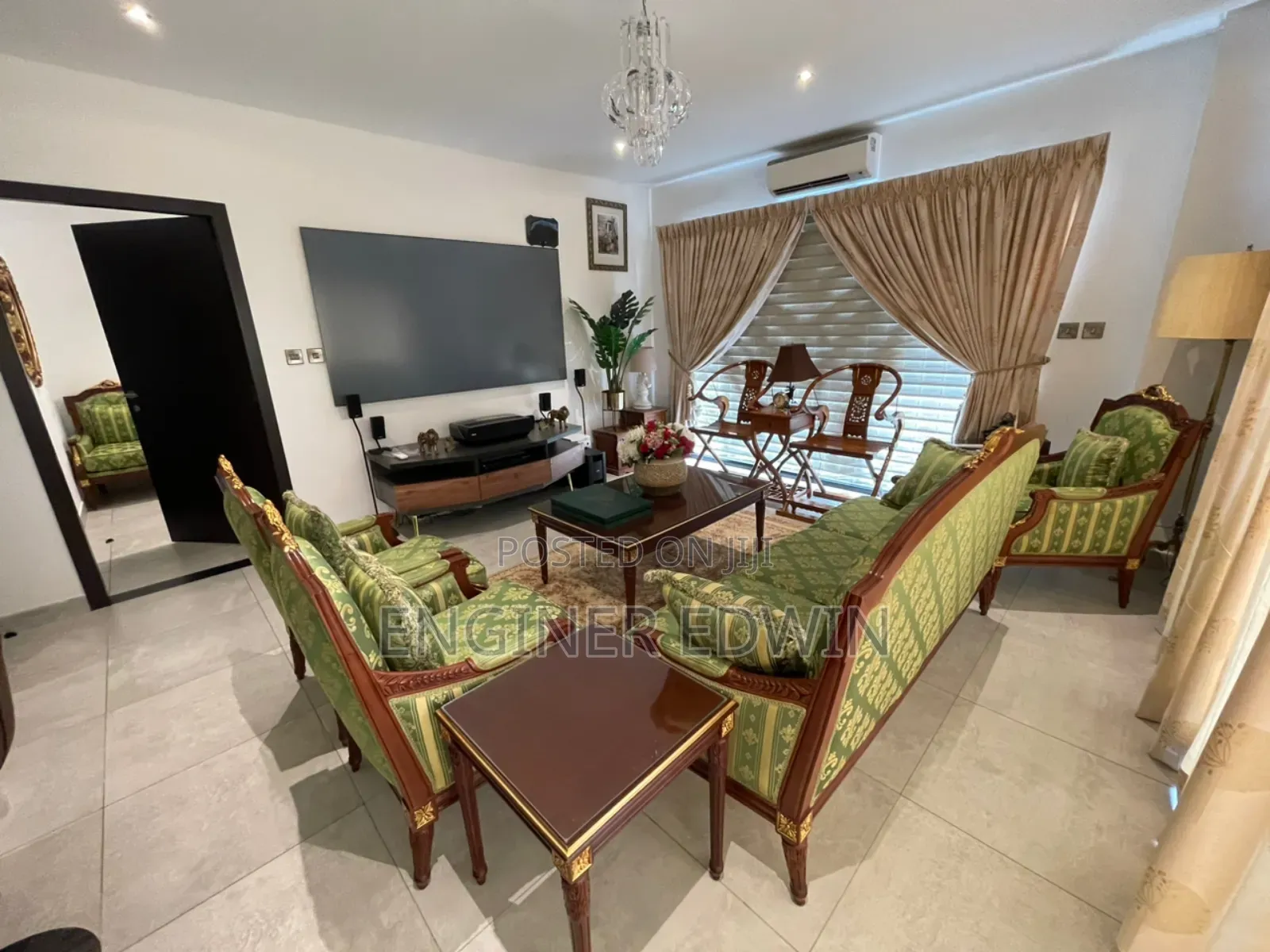 Furnished 1bdrm Room & Parlour in Signature Apartment, East Legon
