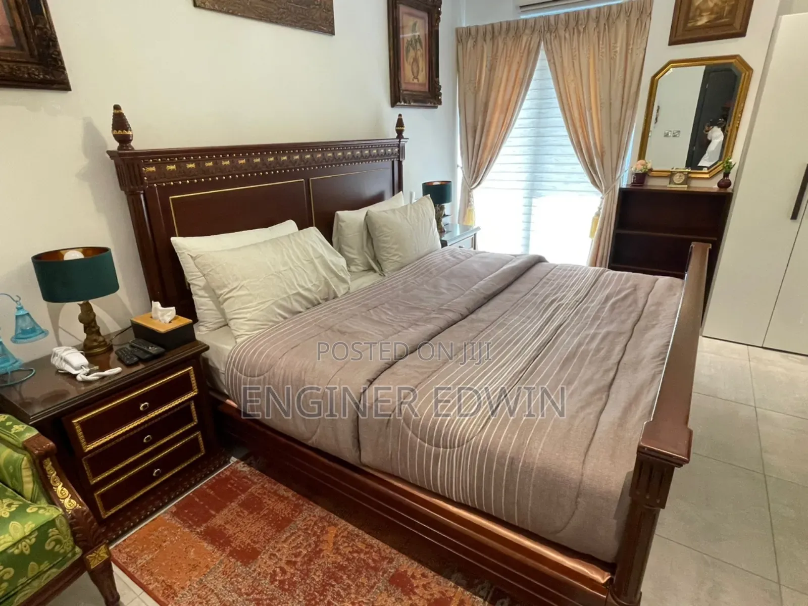 Furnished 1bdrm Room & Parlour in Signature Apartment, East Legon