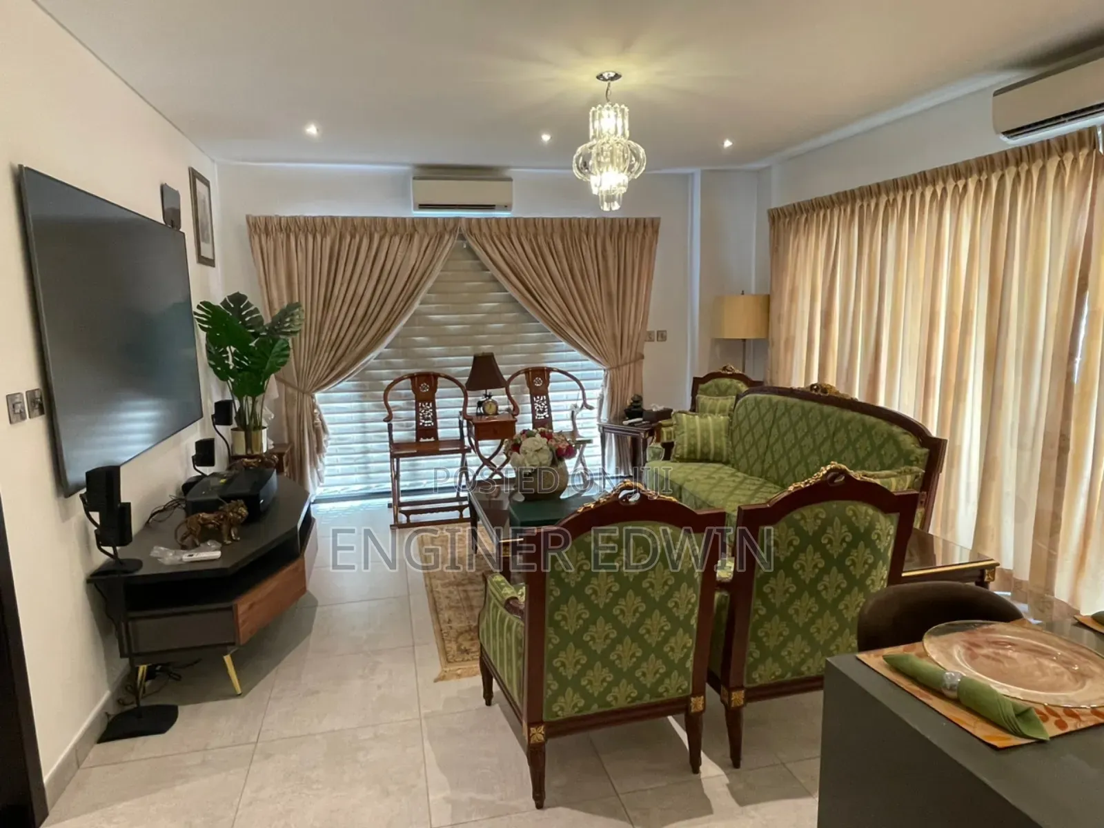 Furnished 1bdrm Room & Parlour in Signature Apartment, East Legon