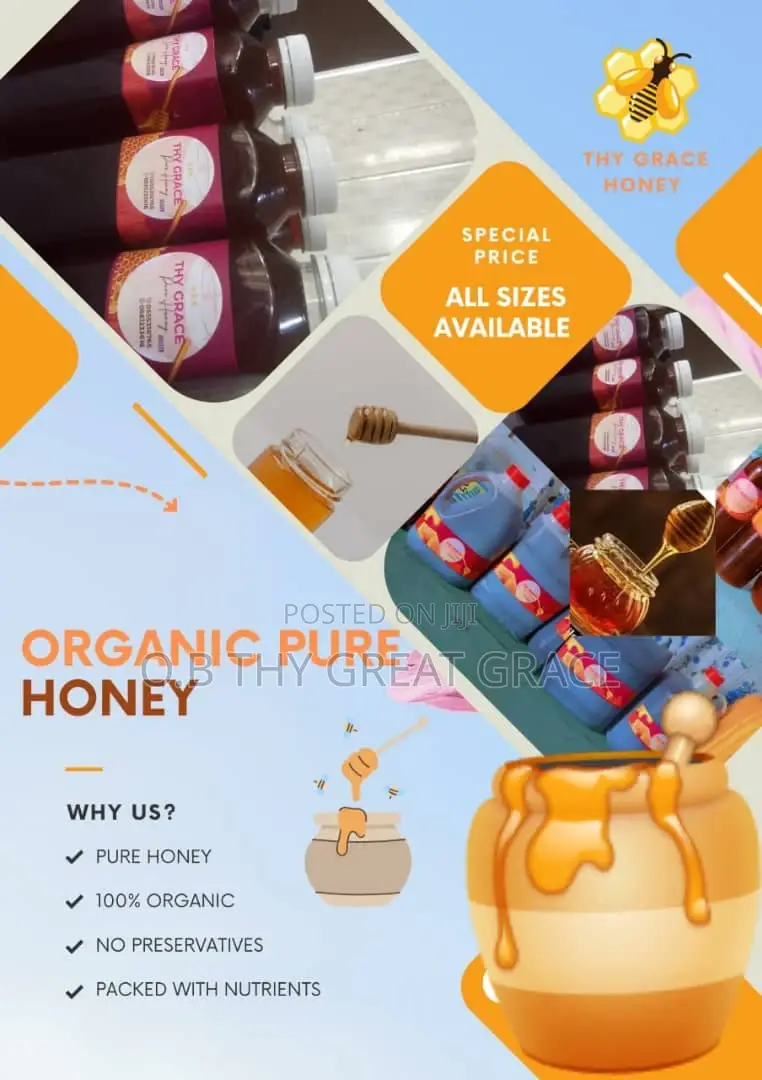 Organic And Natural Pure Honey In Various Flavours