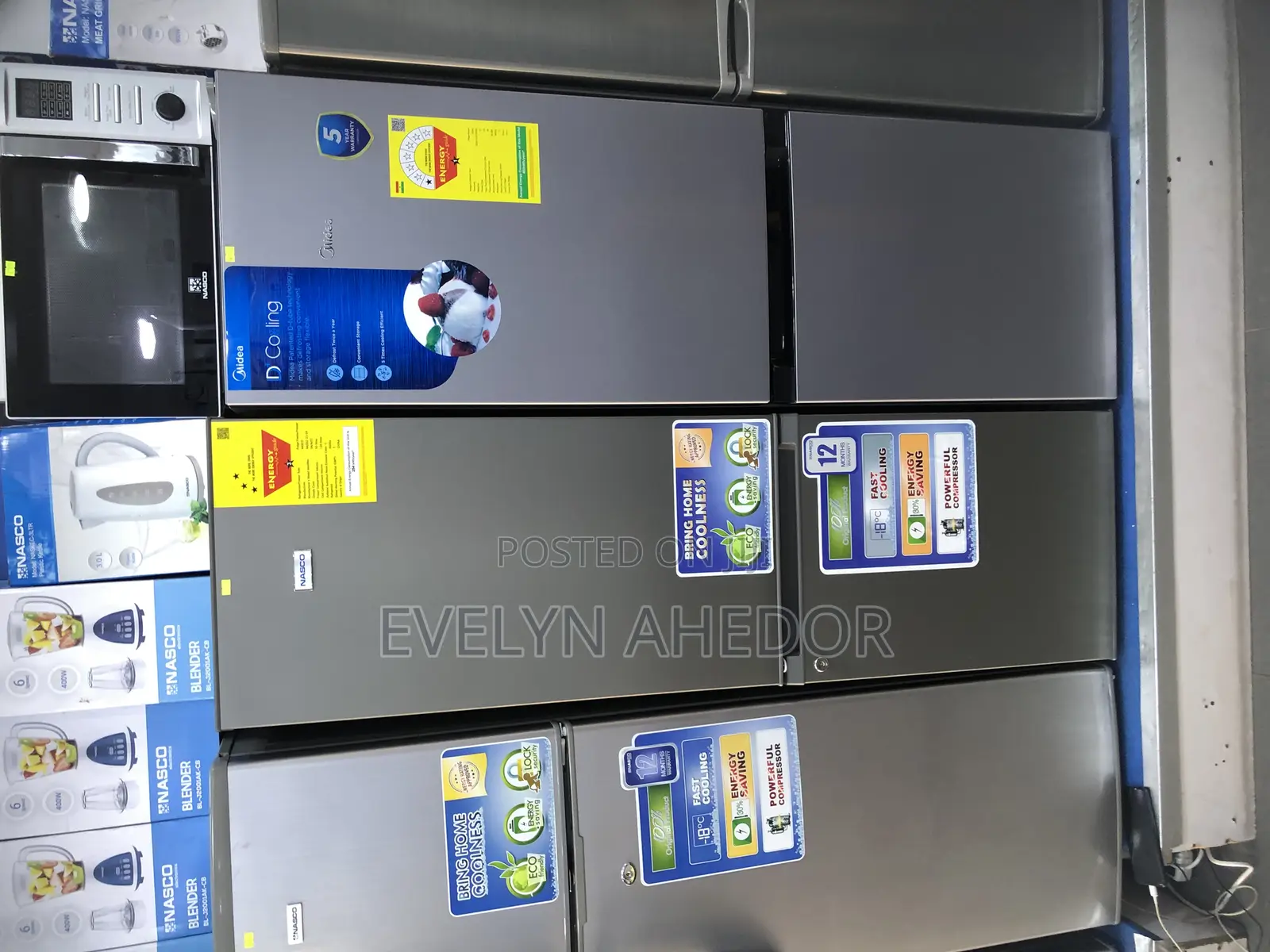 Convenient Storage Midea Down Freezer 174 Liters Available