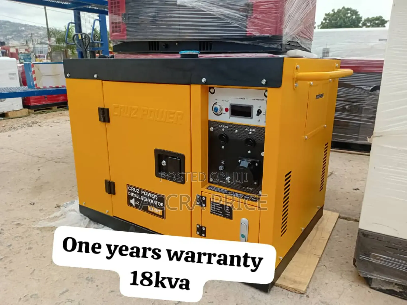 Power Surge Cruz Power 18kva Diesel Generator Remote Control