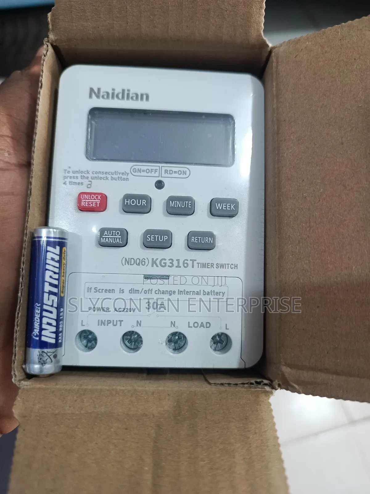 Digital Timer Device for Water Pumps