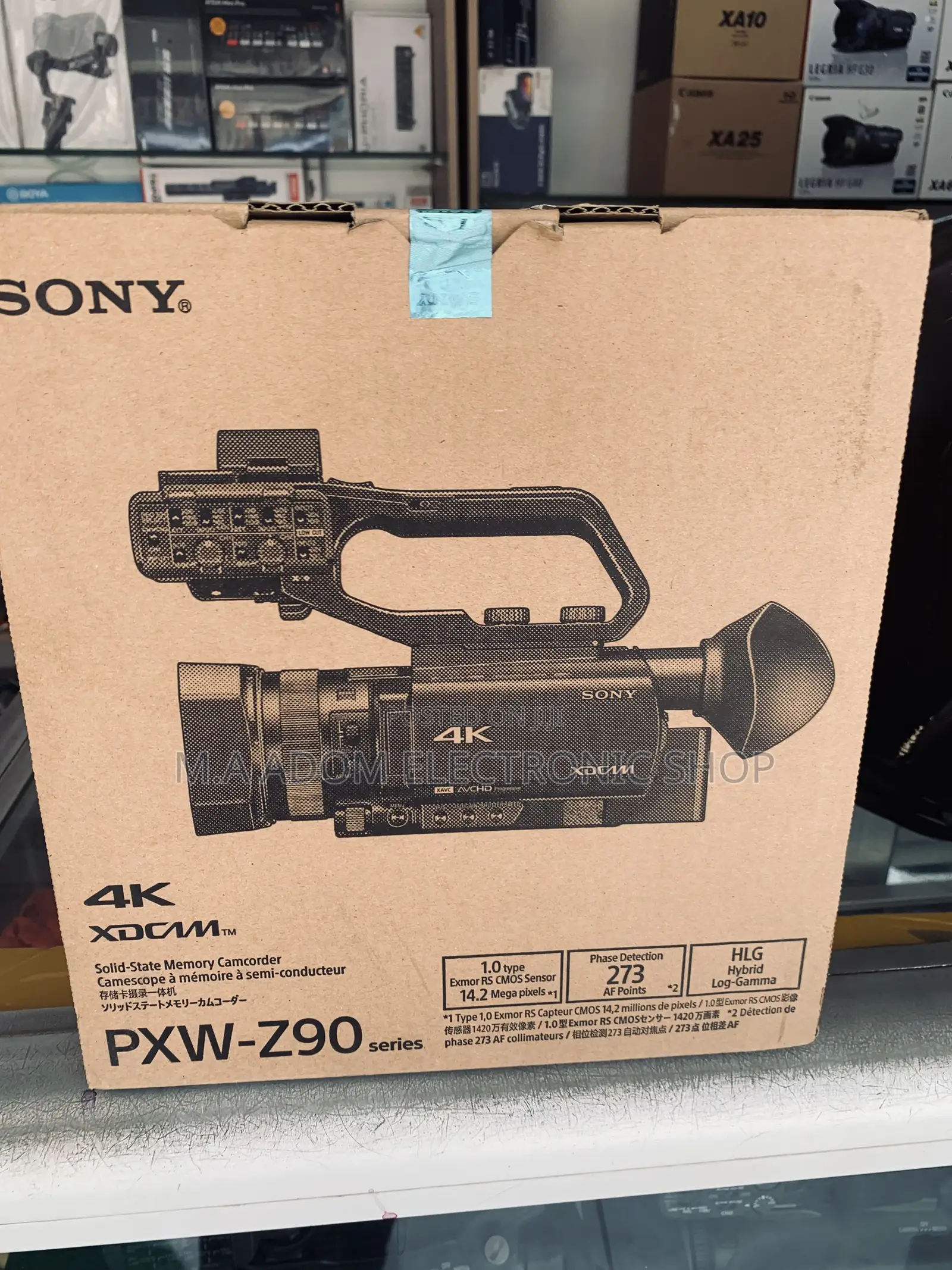 Wi-Fi Direct/ Built in Nd Filters Sony Z90 Studio Camera