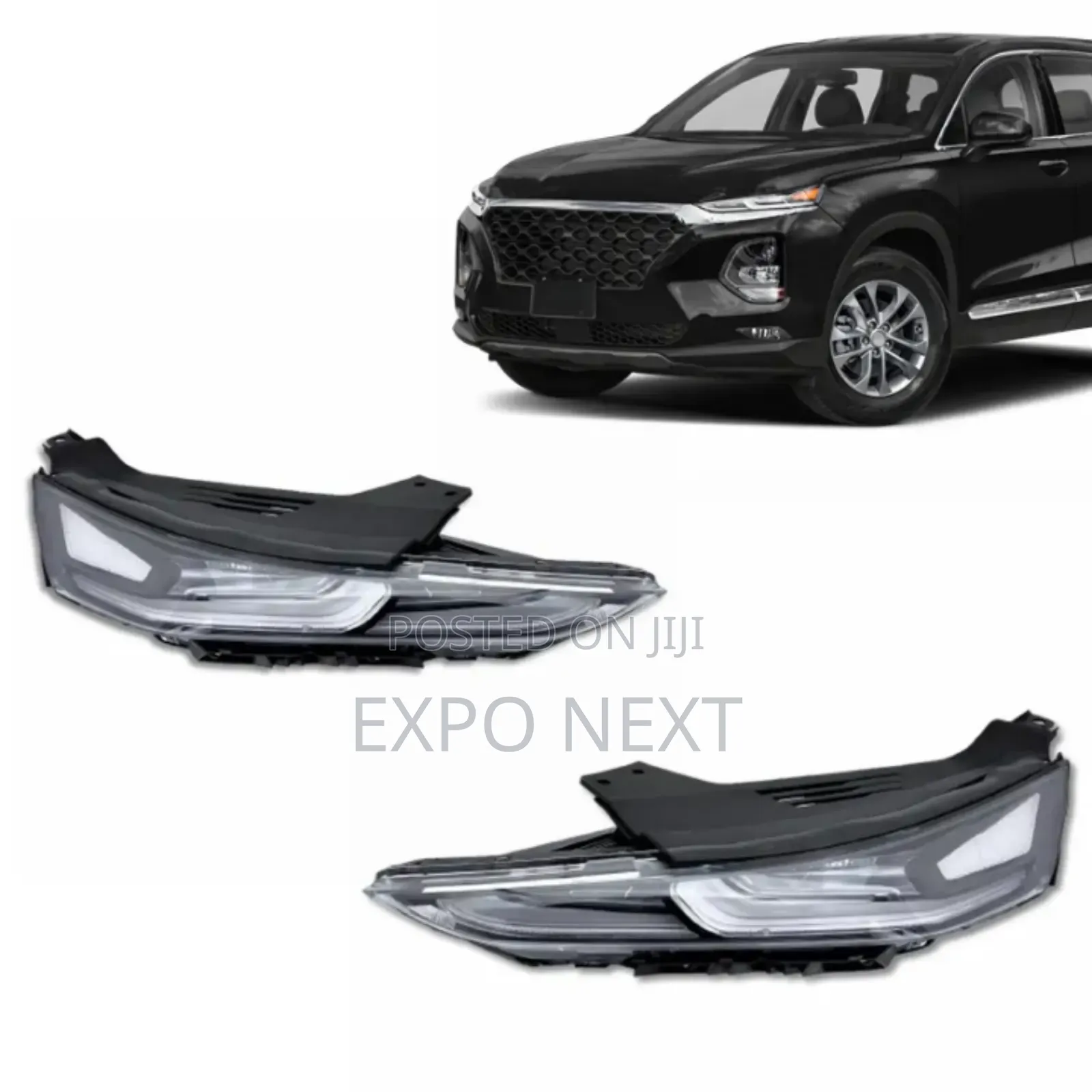 Head Lights Front Led Running for Hyundai Santa Fe 2019-2020