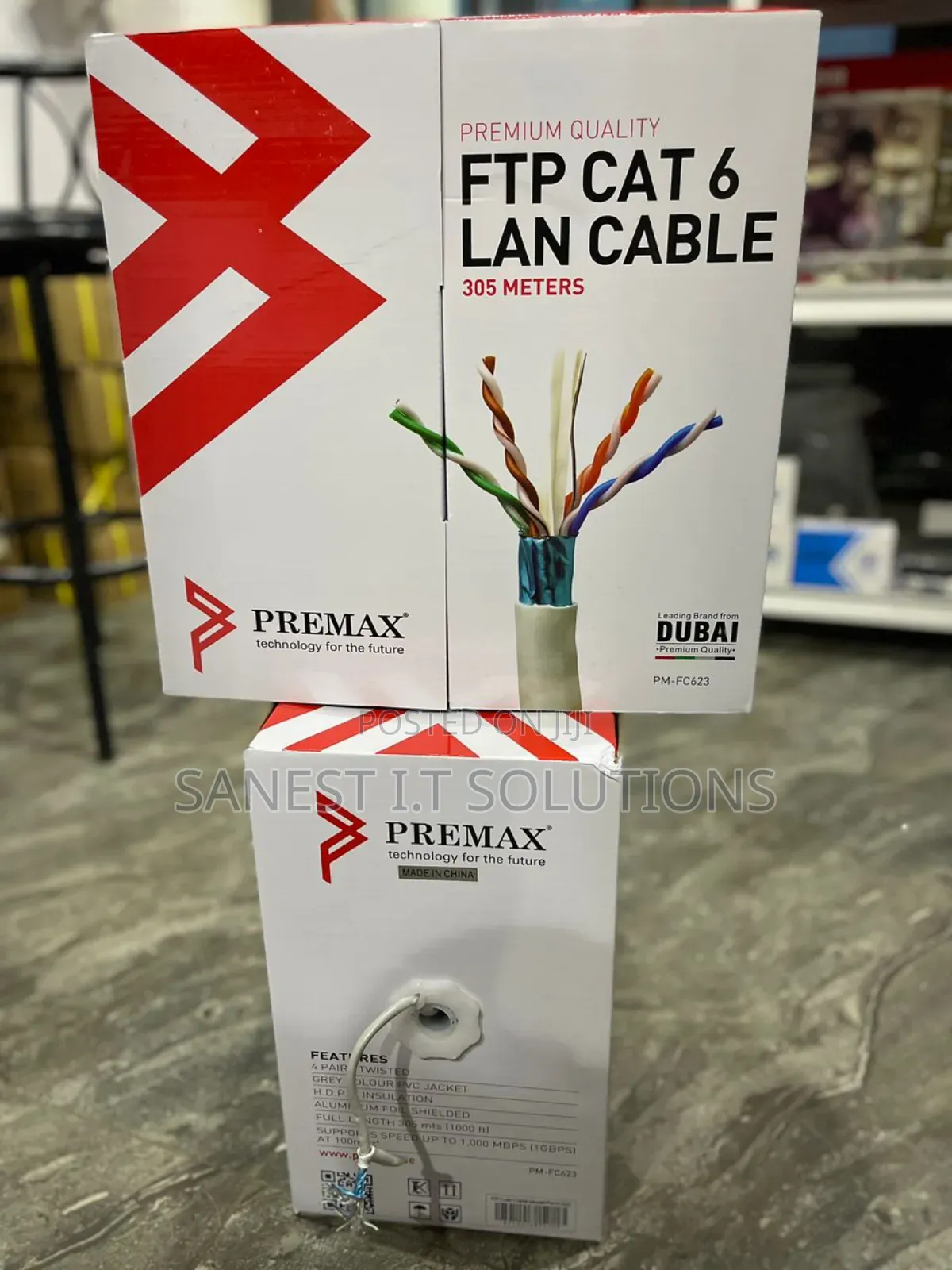 Premax FTP Outdoor With Shield Cat6 Network Cable