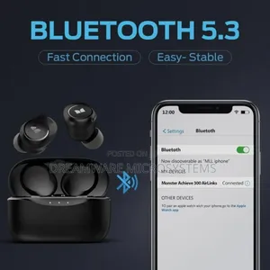 Monster Achieve 300 Airlinks Wireless Earbuds, Bluetooth 5.3