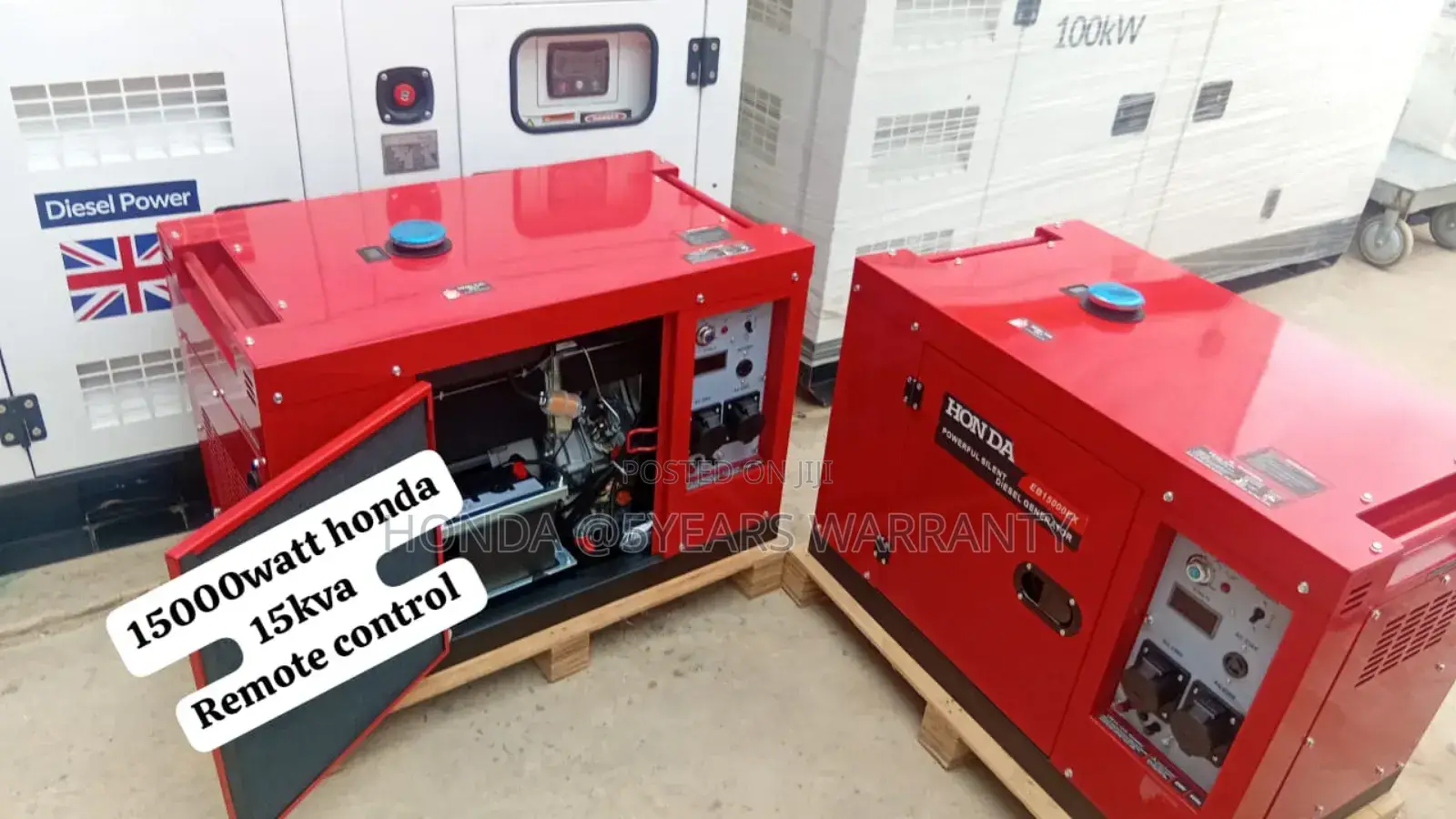 Power Your Passion With 15kva Honda 15000watt Remote Control